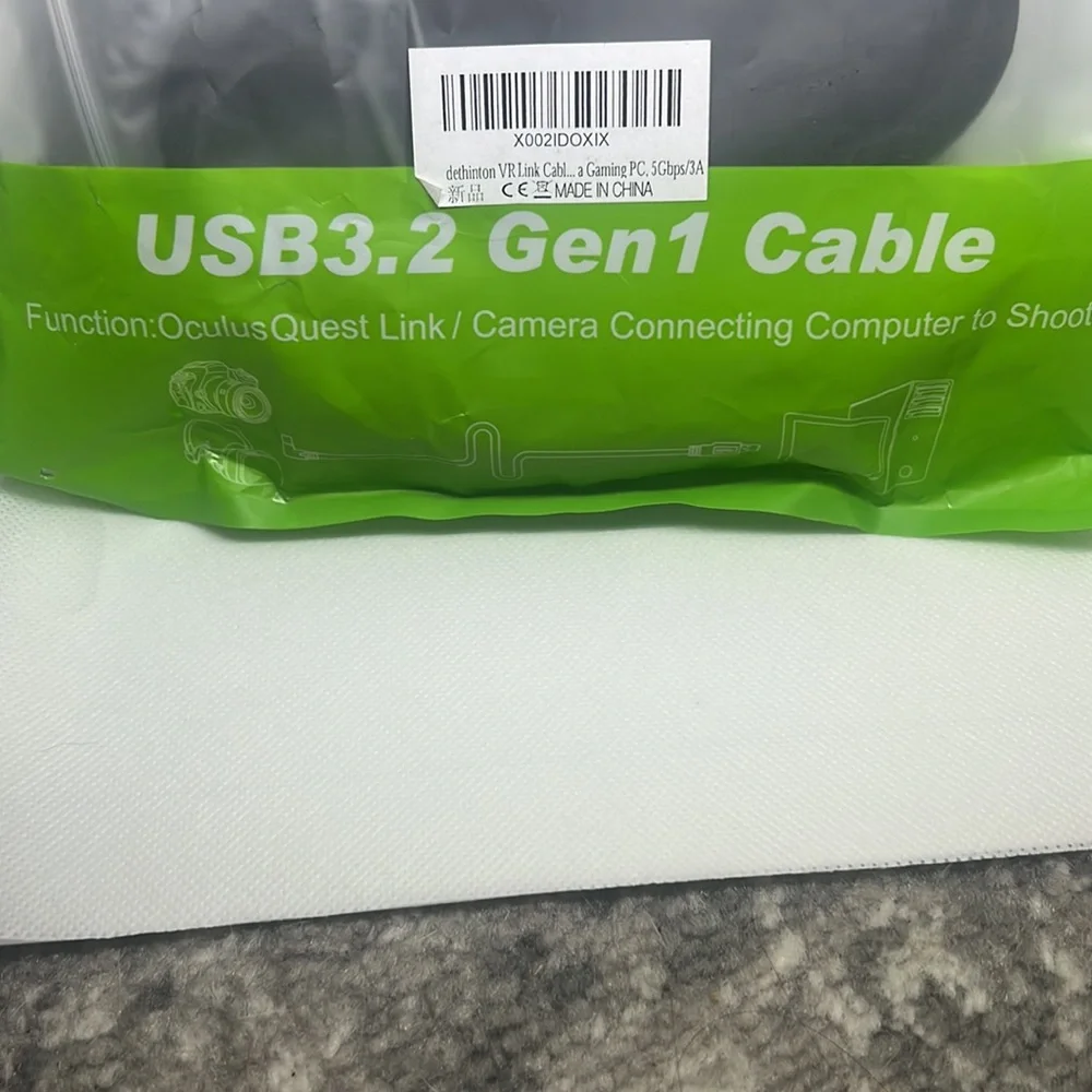 USB 3.2 Gen 1 Cable Oculus Quest Link/Camera Connecting Computer to Shoot 16FT